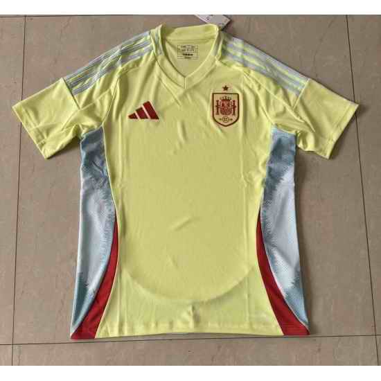 Spain Yellow 2024 Soccer Jersey